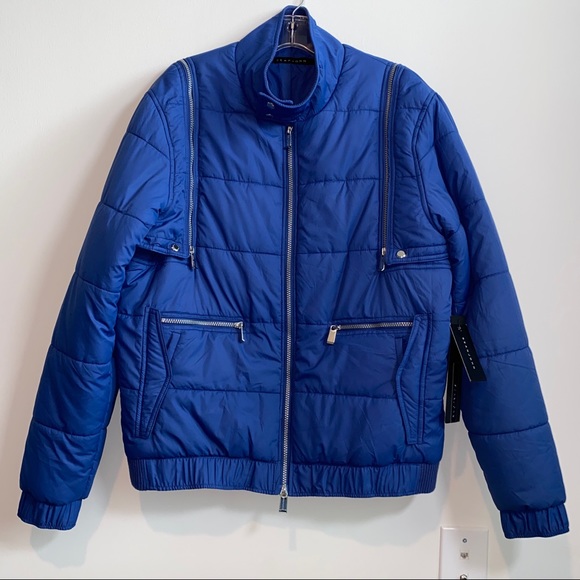 Vintage SJ Y2K Convertible Puffer Coat Size L - Picture 8 of 14